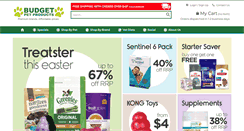 Desktop Screenshot of budgetpetproducts.com.au